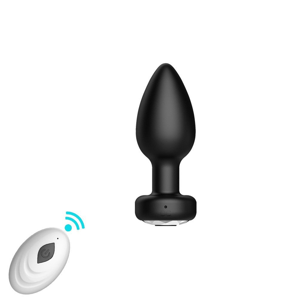 Rechargeable Vibrating Anal Plug with Remote Control function.